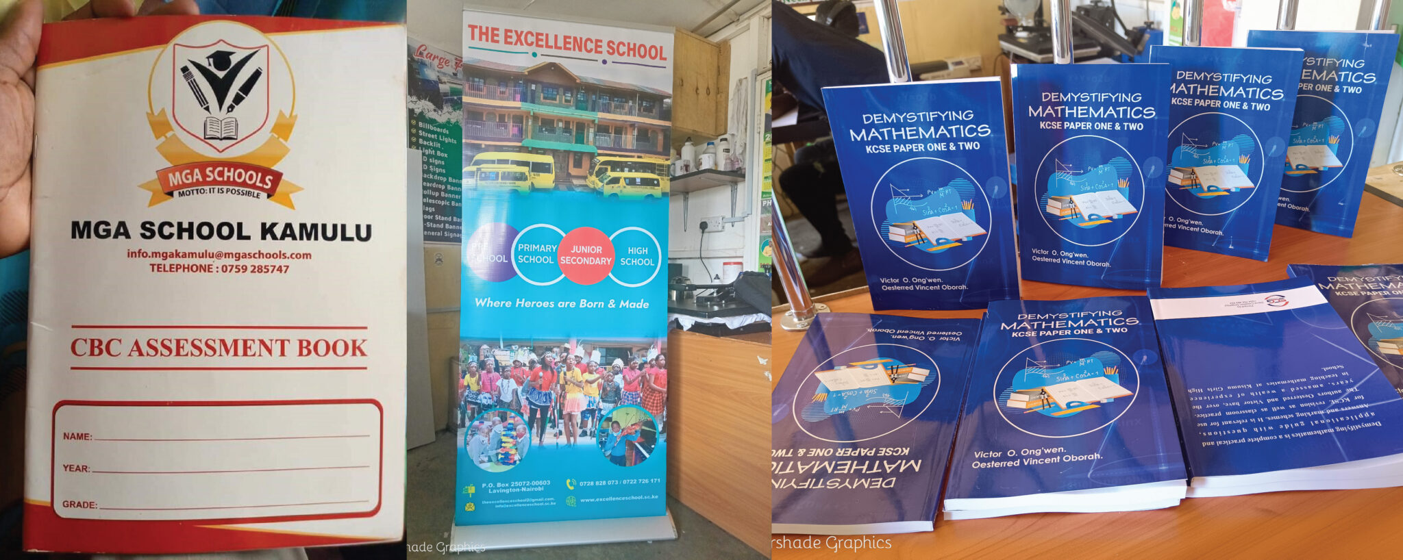 School Branded Supplies Kenya customized with your logo & details